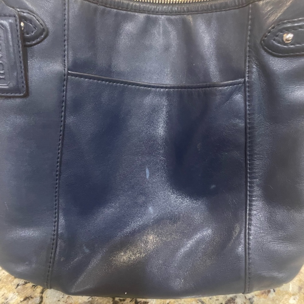 Coach Navy Blue Shoulder Bag - Picture 6 of 8